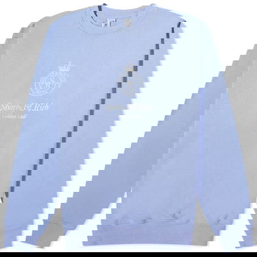 Sveter Sporty & Rich Crown Embroidered Crew Sweat Fialová | CRAW2343NI, 0