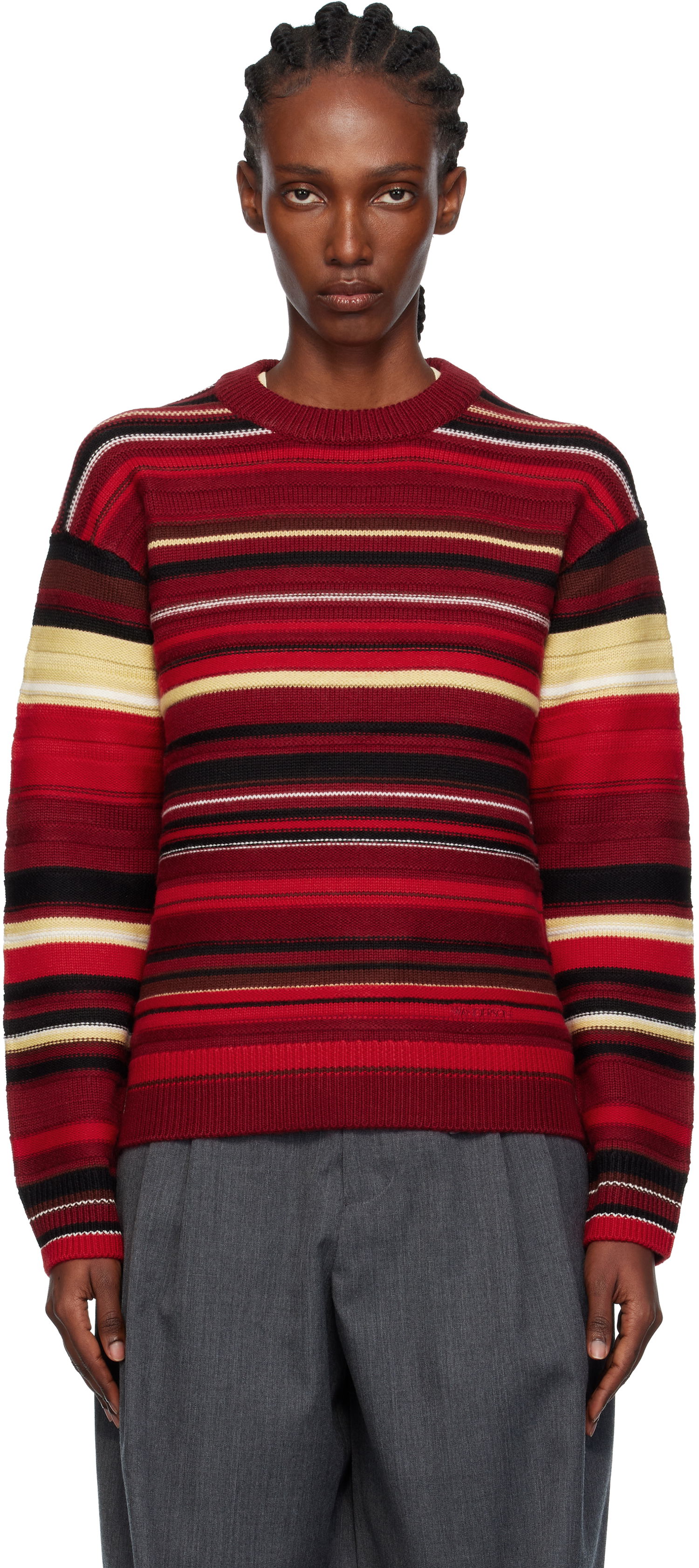 Sveter JW Anderson JW Anderson Multi Stripe Sweater Rôznofarebný | KW1501-YN0008, 0