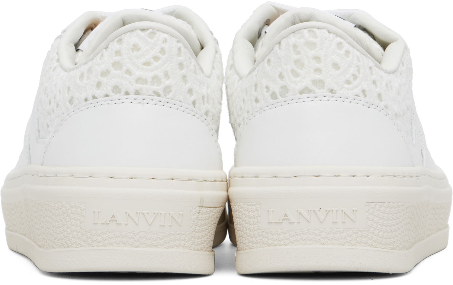Tenisky a topánky LANVIN Off-White Cash Sneakers Biela | FU-SKLK09-DENT-E25, 1