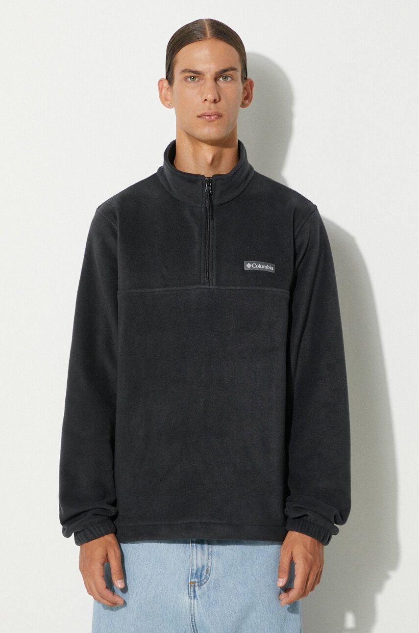 Mikina Columbia Half Zip Fleece Sweatshirt Čierna | 1620191, 0