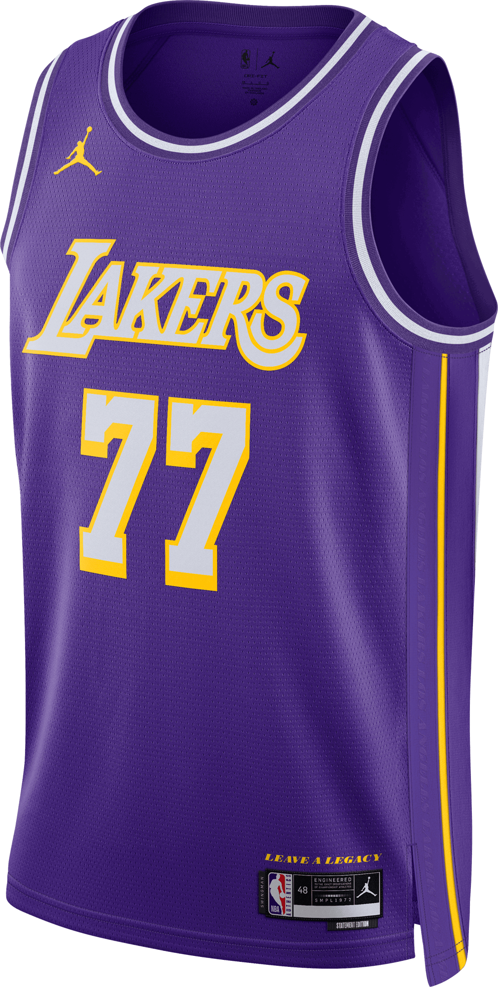 Dres Nike Los Angeles Lakers Statement Edition Swingman DRI-FIT Jersey 77 Fialová | hm4877-506, 0