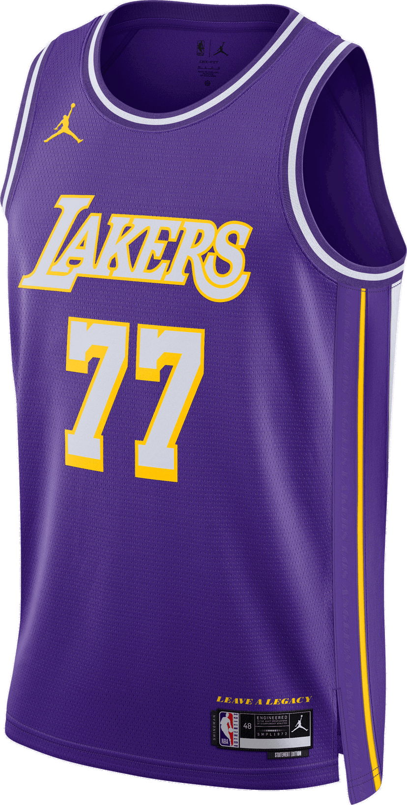 Dres Nike Los Angeles Lakers Statement Edition Swingman DRI-FIT Jersey 77 Fialová | hm4877-506