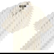 Dobby Stripe Hawaiian Shirt, Size Large