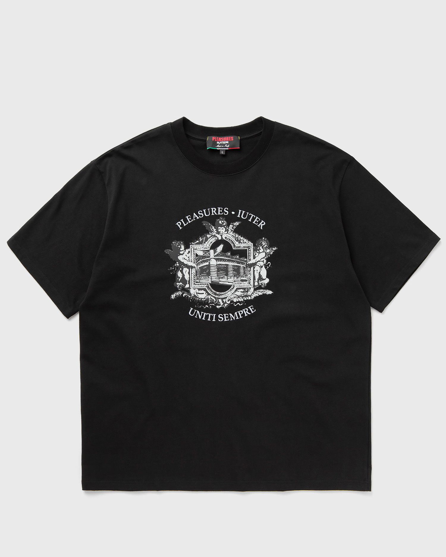 Tričko Pleasures Iuter Alberto Graphic T-Shirt Čierna | P24IU008-BLACK, 1