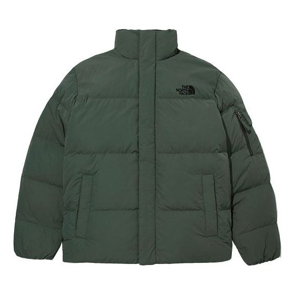 Prešívaná bunda The North Face Logo Down Jacket Zelené | NJ1DM70B