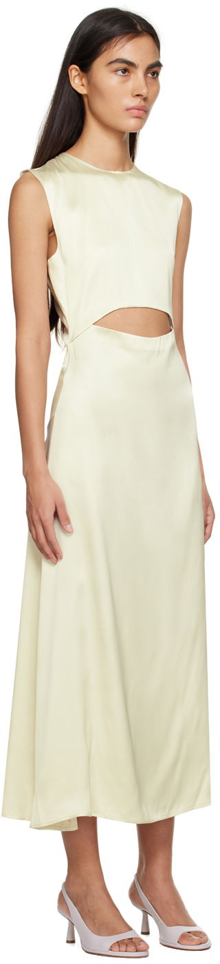Šaty Loulou de Saison Loulou de Saison Copan Cutout Maxi Dress Žltá | COPAN, 1