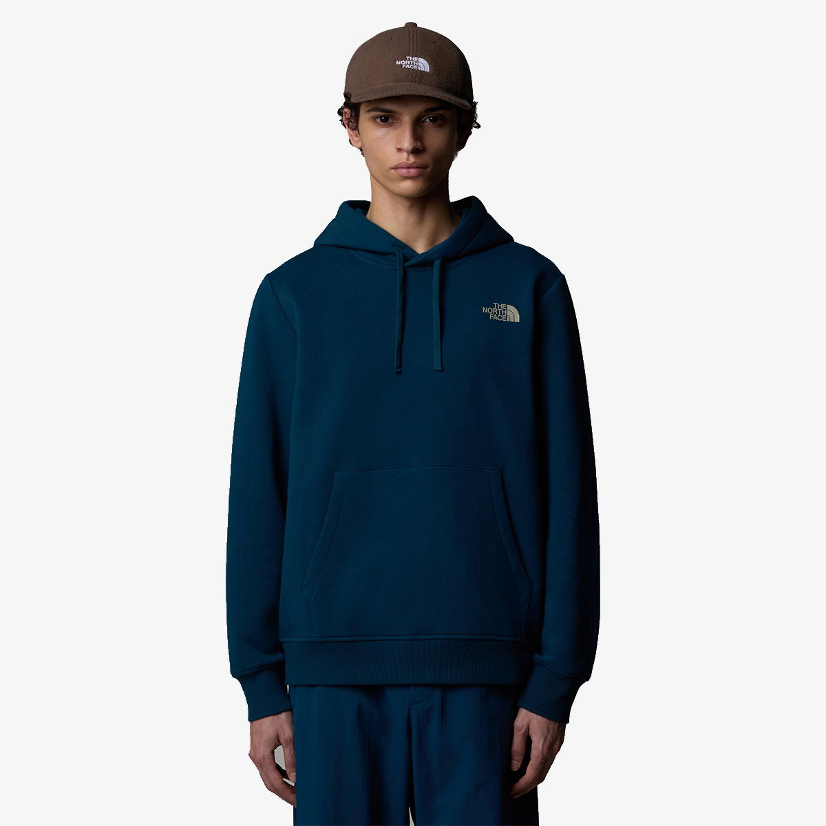 Mikina The North Face M HOODIE TOPOGRAPHIC Navy | NF0A89DS1NO1, 0