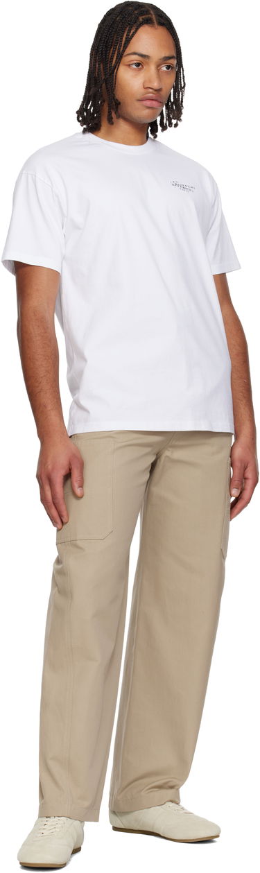 Tričko Givenchy 'GIVENCHY' Stamp Print T-shirt Biela | BM71NK3YSA100, 3