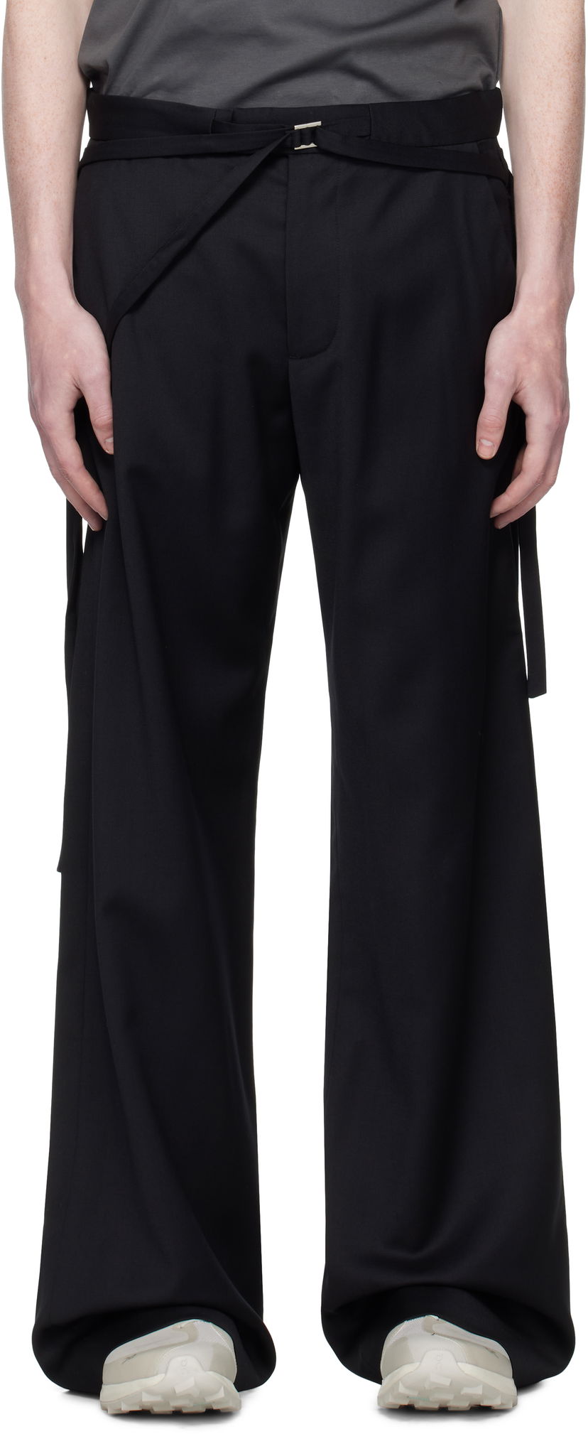 Nohavice HELIOT EMIL Spectra Tailored Trousers Čierna | PREAW25_M_10_201_BLK01