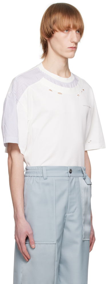 Tričko Feng Chen Wang Feng Chen Wang Distressed T-Shirt Biela | FMS15TS03, 1