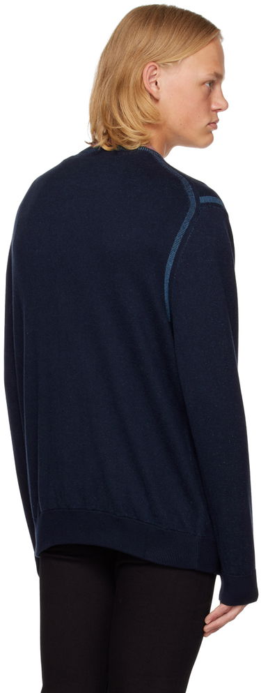 Sveter Paul Smith PS Paul Smith Rib Knit Cardigan Navy | M2R-539XE-J21681-49, 2