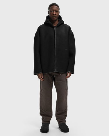 Mikina 032C 082c NEOPRENE ZIP UP HOODED JACKET Čierna | F25-URW-0801-000, 2