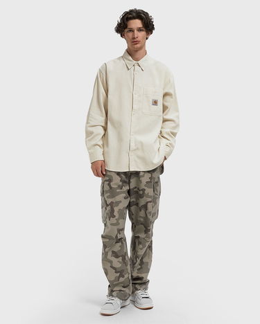 Košeľa Carhartt WIP Long Sleeve Flint Corduroy Button-Up Shirt with Chest Pocket Béžová | I035837-1NG.XX, 2