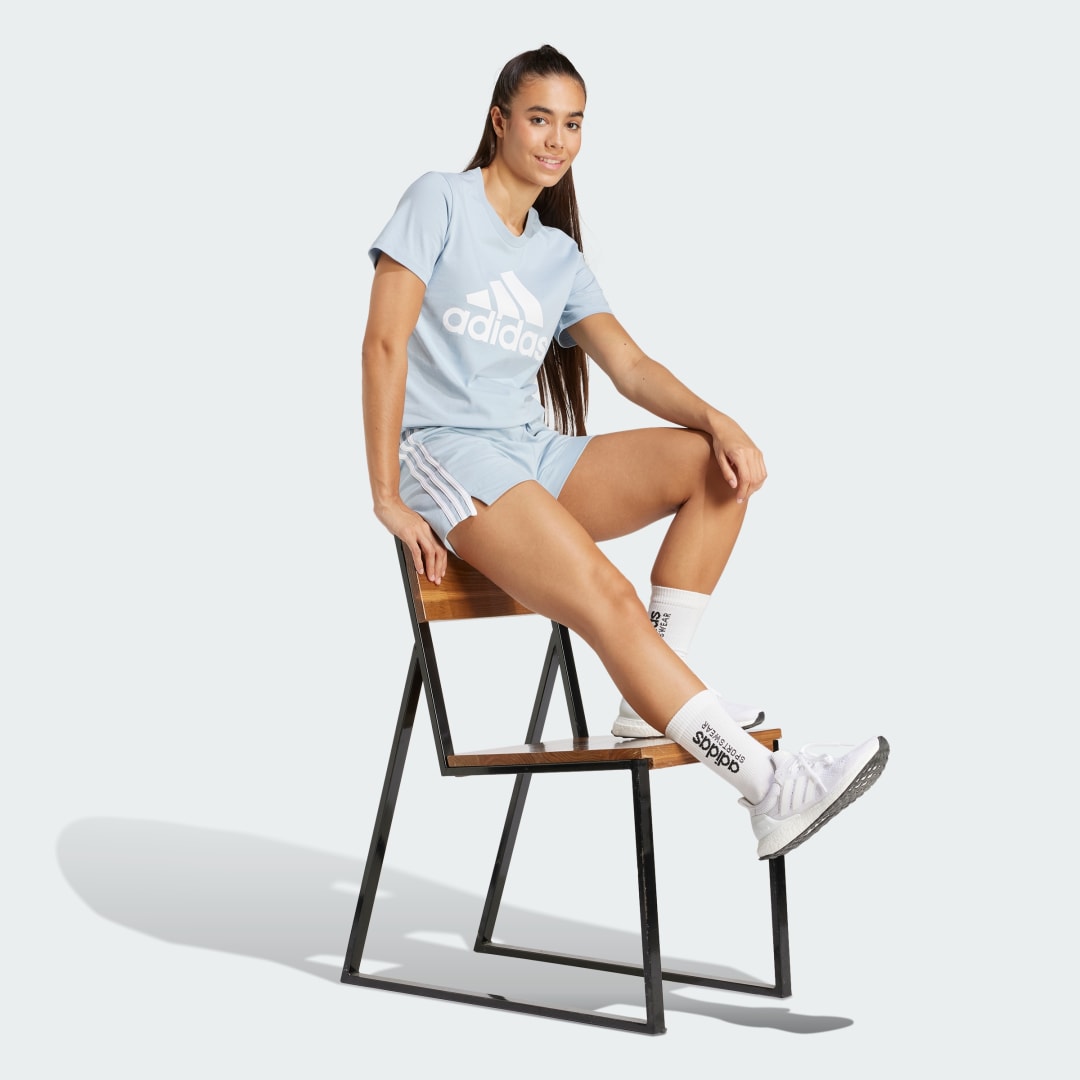 Essentials Slim 3-Stripes Shorts