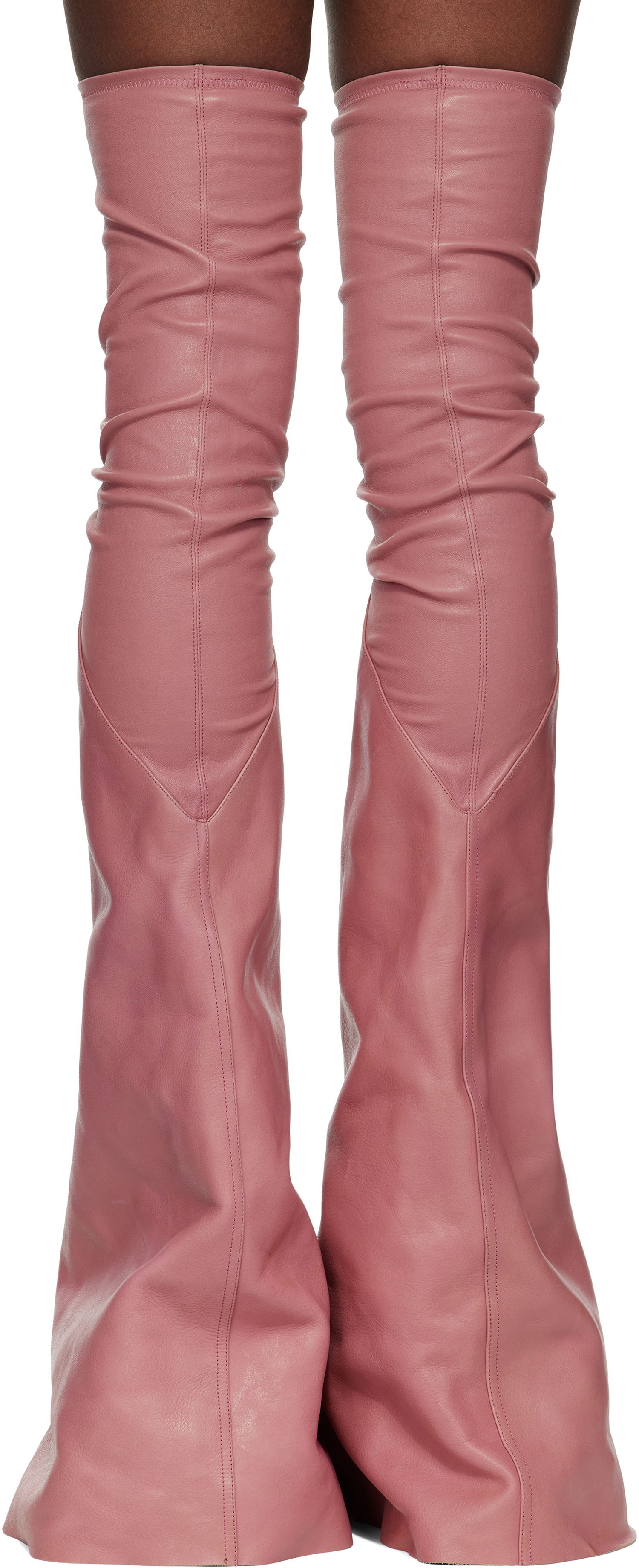Sukňa Rick Owens Rick Owens Porterville Cargowedge Boots Ružová | RR02D6849 LSLOO, 1
