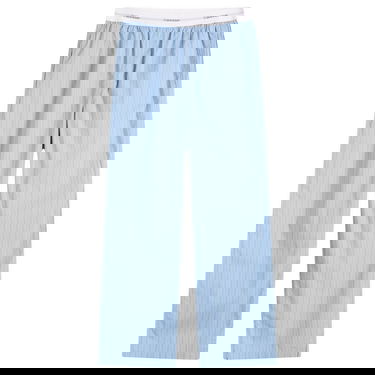 Pyžamo CALVIN KLEIN Women's Cotton Poplin Sleep Pants, Size Large Modrá | LV00QS74102S3, 0