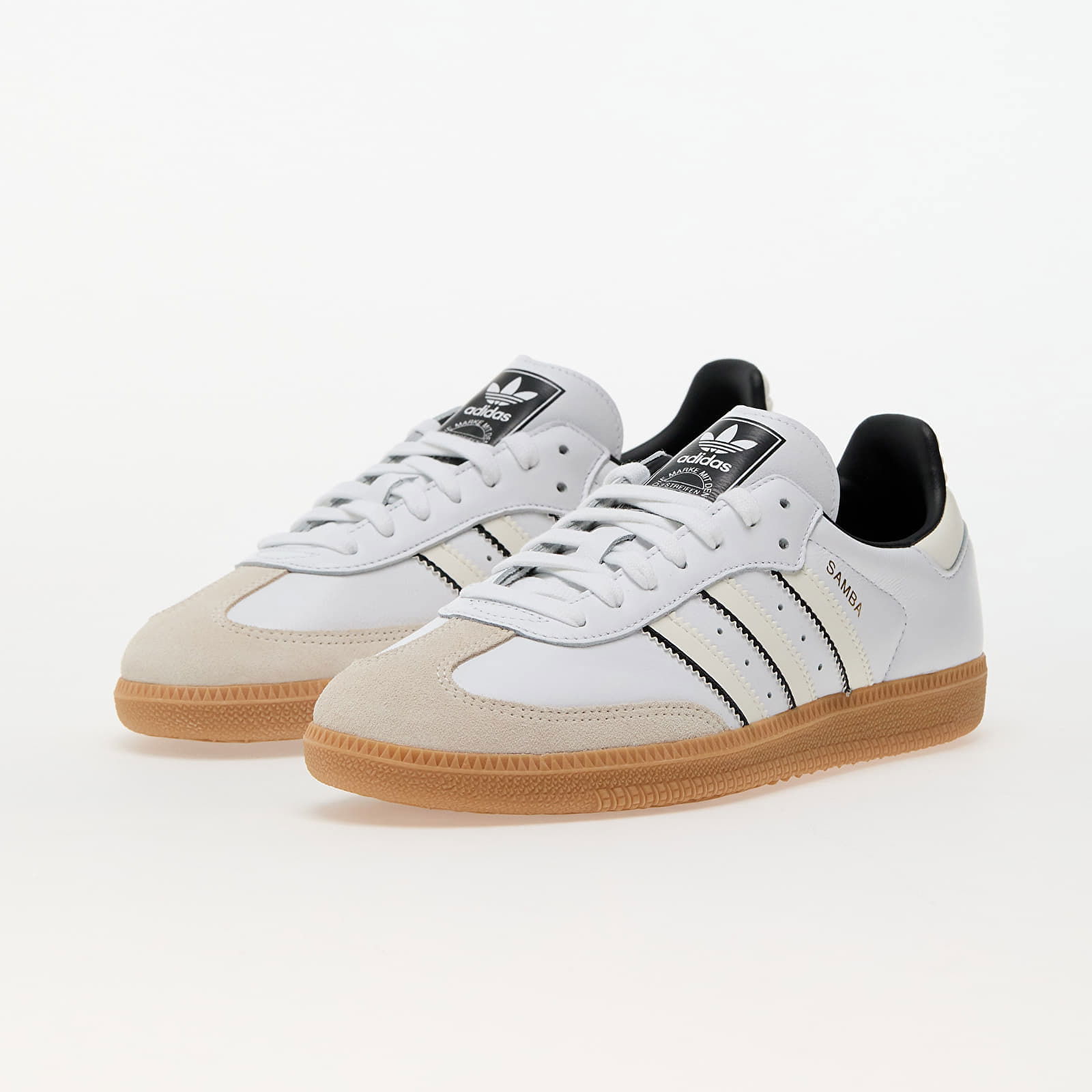 Samba OG in White/Off White/Core Black, Size UK 3 | END. Clothing