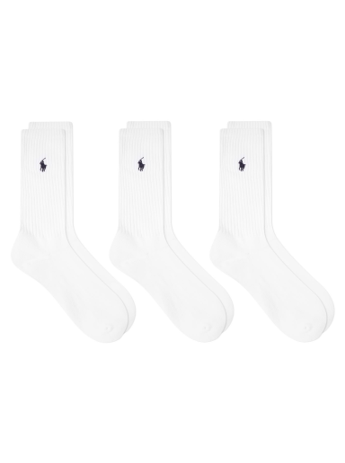 Ponožky Polo by Ralph Lauren Sports Sock - 3 Pack Biela | 449655211003