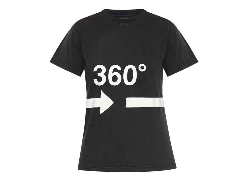 Tričko Balenciaga 360 Degree Arrow Print T-Shirt Čierna | 713879 TNVD5 1070