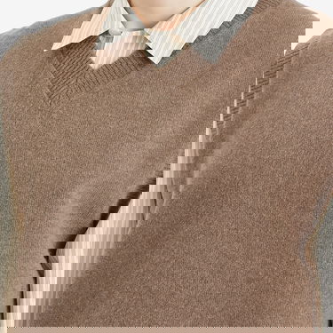 Sveter Róhe Rohe Boiled Wool Knitted Vest Hnedá | 314-23-402, 5