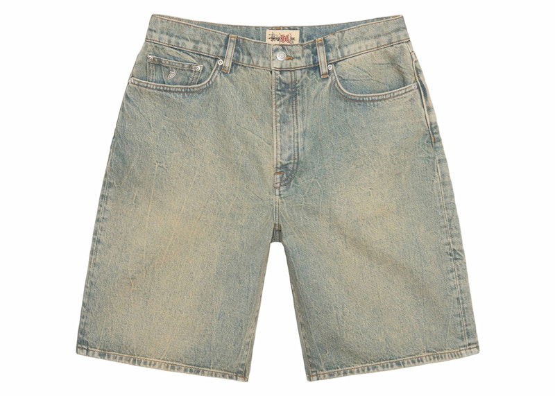 Šortky Stüssy Stussy Big Ol' Denim Shorts Modrá | 112296, 0