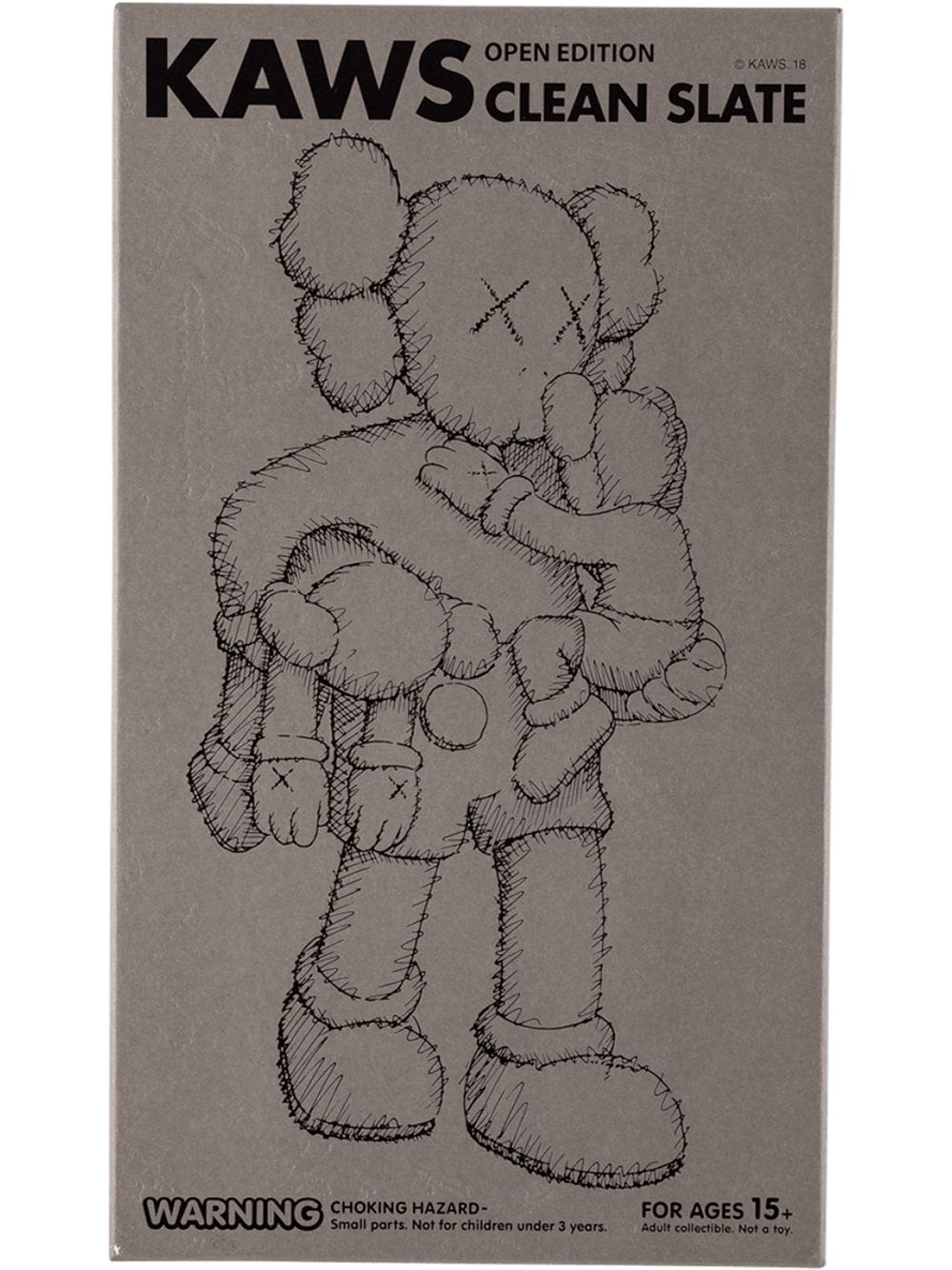 Zberateľské Medicom Toy Clean Slate figure Hnedá | KAWS02914454512, 0