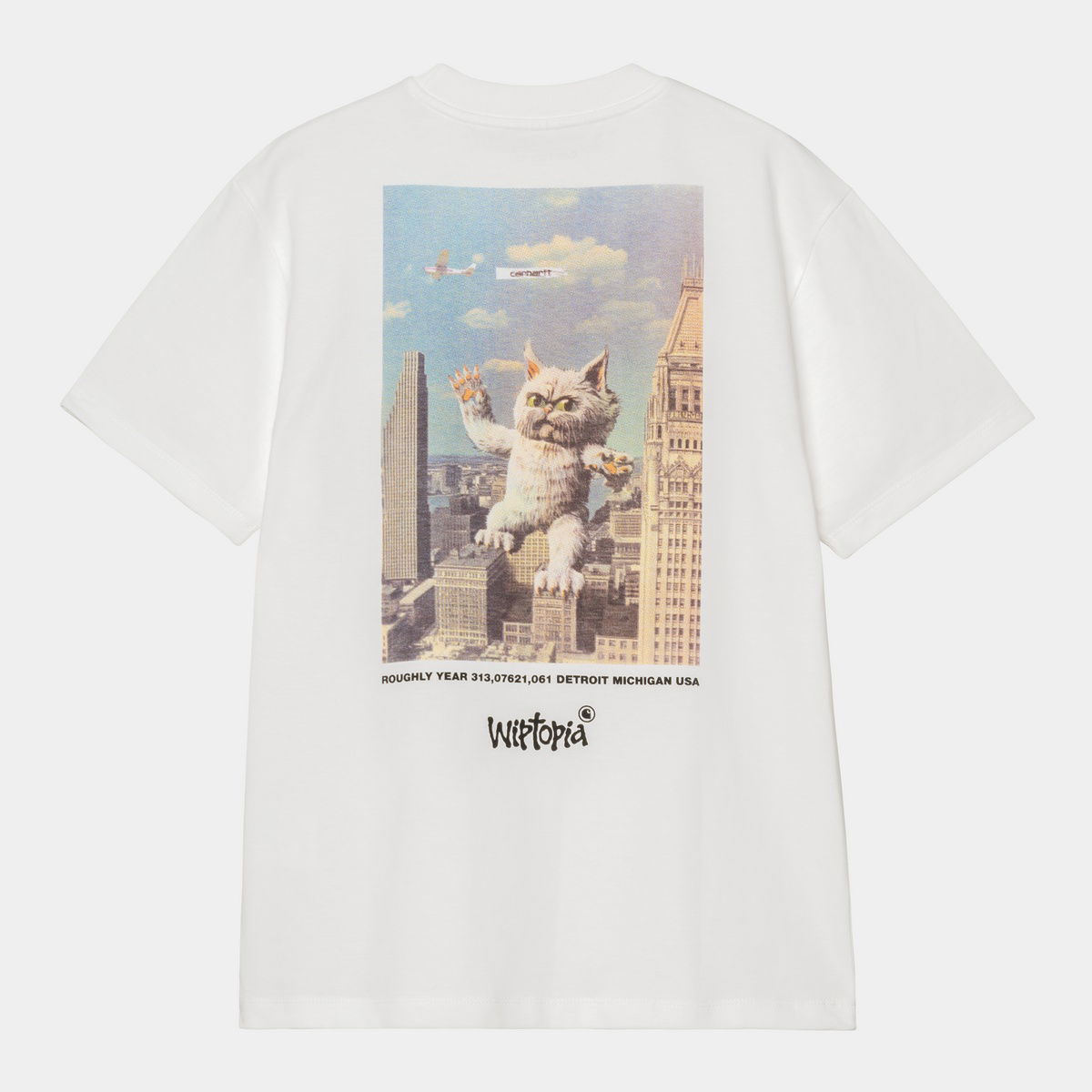 Tričko Carhartt WIP Short Sleeve Wiptopia T-Shirt Biela | I035496_5, 1