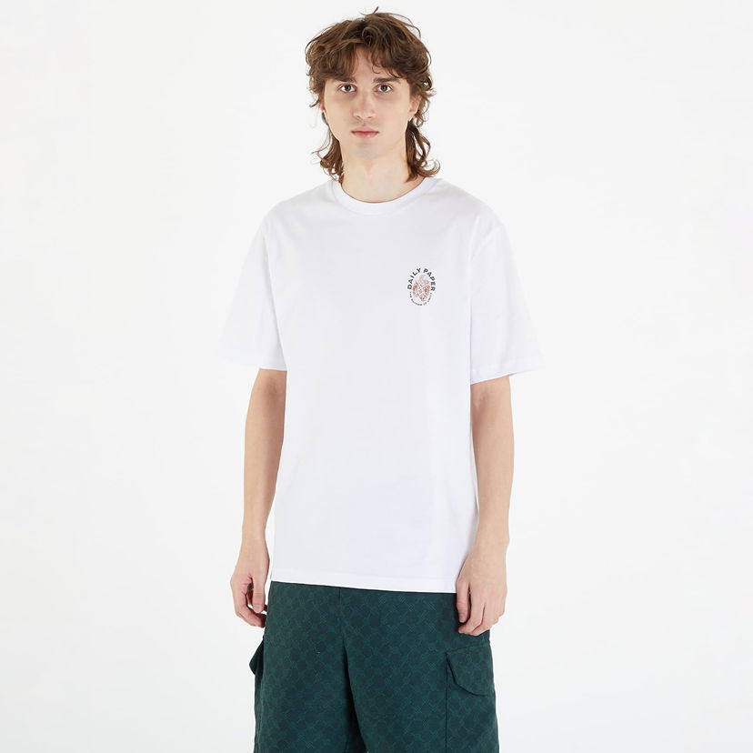 Tričko DAILY PAPER Identity Short Sleeve T-Shirt Biela | 2411063