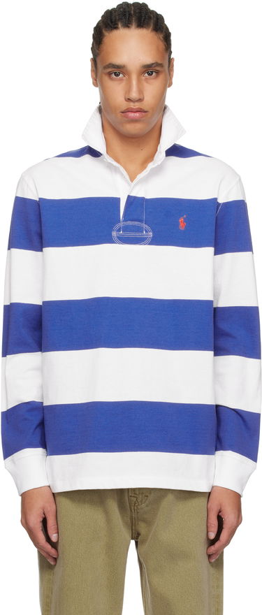 Polo tričko Polo by Ralph Lauren Ralph Lauren 'The Iconic Rugby' Shirt Modrá | 710900566019, 0