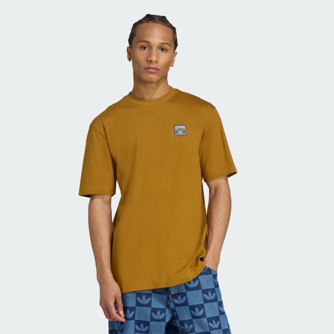 Tričko adidas Performance Wabash Relaxed Fit T-Shirt Hnedá | JW0160, 0