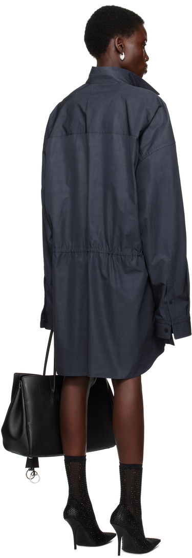 Šaty Balenciaga Balenciaga Shirt Mini Dress Navy | 814136 TRM17, 2