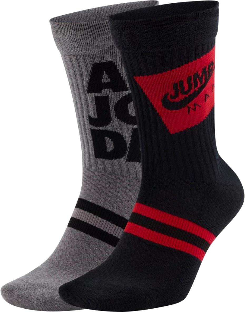 Ponožky Jordan Legacy Crew 2 pieces Rôznofarebný | cu7907-903, 0