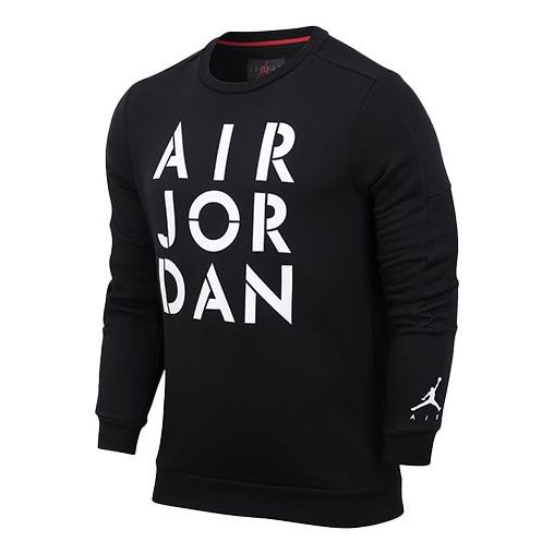 Sveter Jordan Jordan Air Crewneck Sweatshirt Čierna | CK1355-010