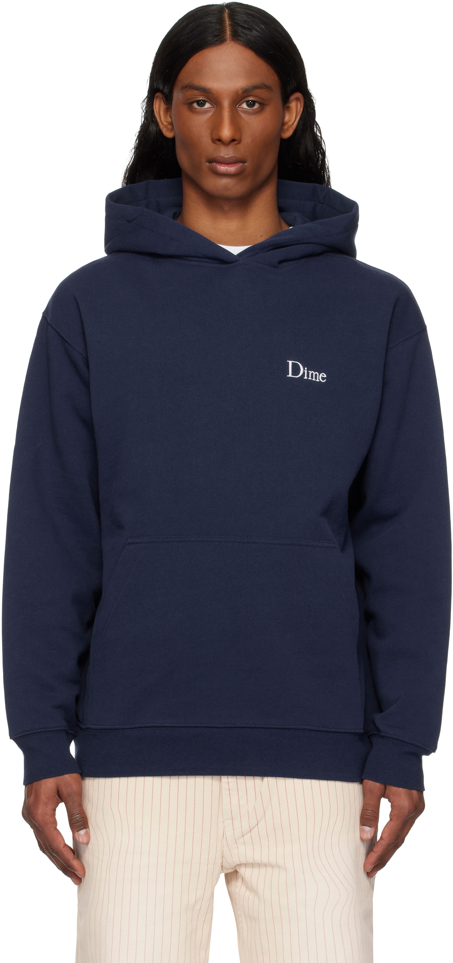 Mikina Dime Classic Small Logo Hoodie Navy | DIME2SP2533NVY, 0