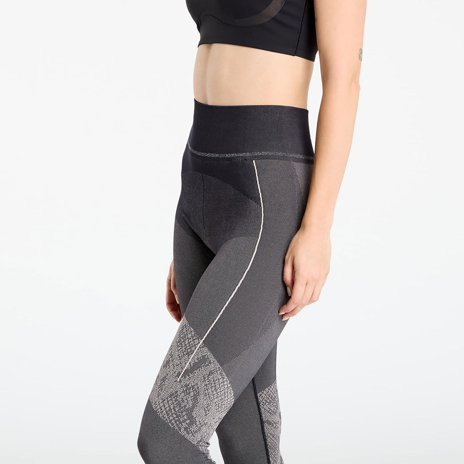 Legíny adidas Performance Stella McCartney Seamless Yoga Leggings Šedá | JW2002, 1