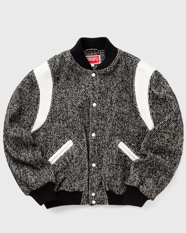 Bomber bunda KENZO WOOL VARSITY JACKET Metalická | FE65BL1489OX.99, 0