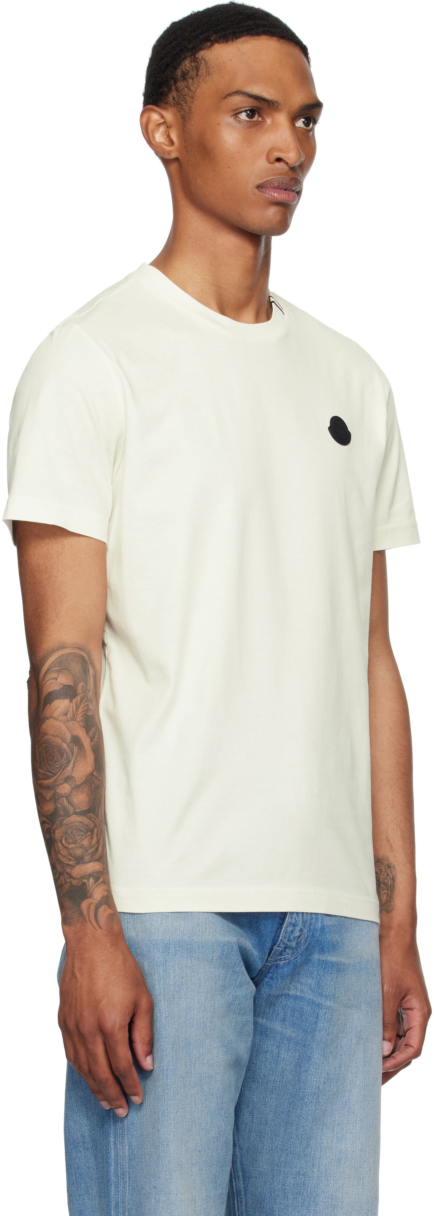 Tričko Moncler Moncler Short Sleeve T-Shirt Béžová | K20918C0003289AYW, 1