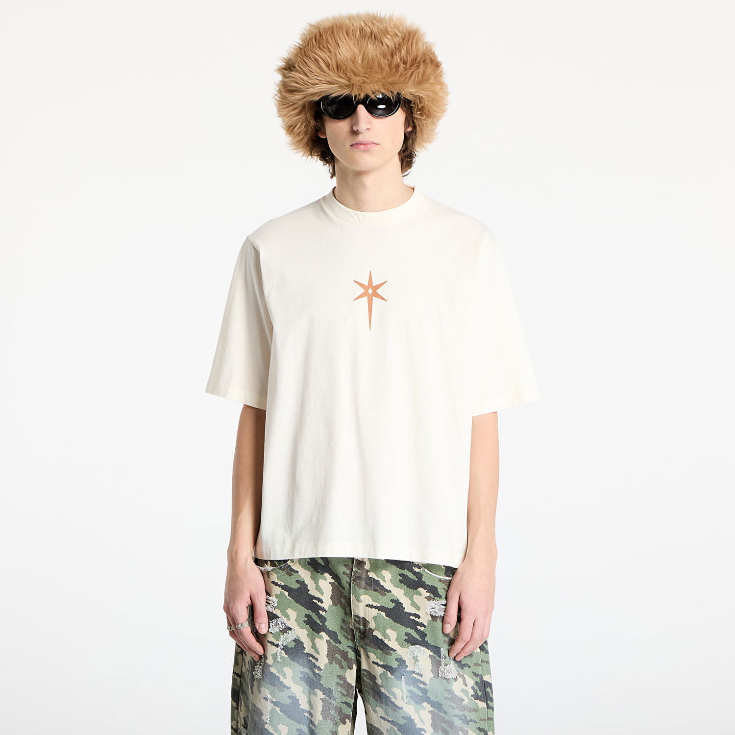 Tričko Marcelo Burlon Marcelo Burlon County Goth Boxy T-Shirt Biela | CMAA05AS25JER0036F60, 0