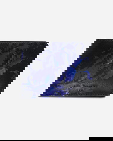Peňaženka Dries Van Noten Dries Van Noten Floral Print Leather Wallet Čierna | 252-022110-598 504, 0