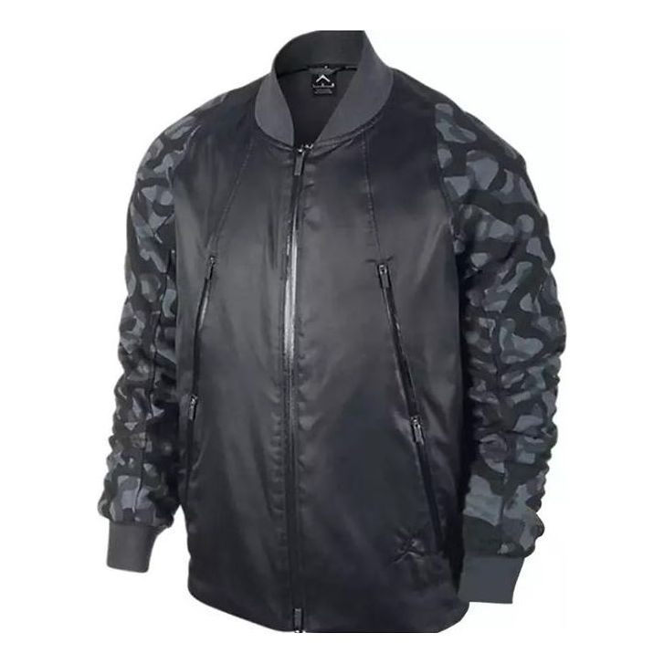 Bomber bunda Jordan Flight Hall Of Fame Jacket Čierna | 716847-010