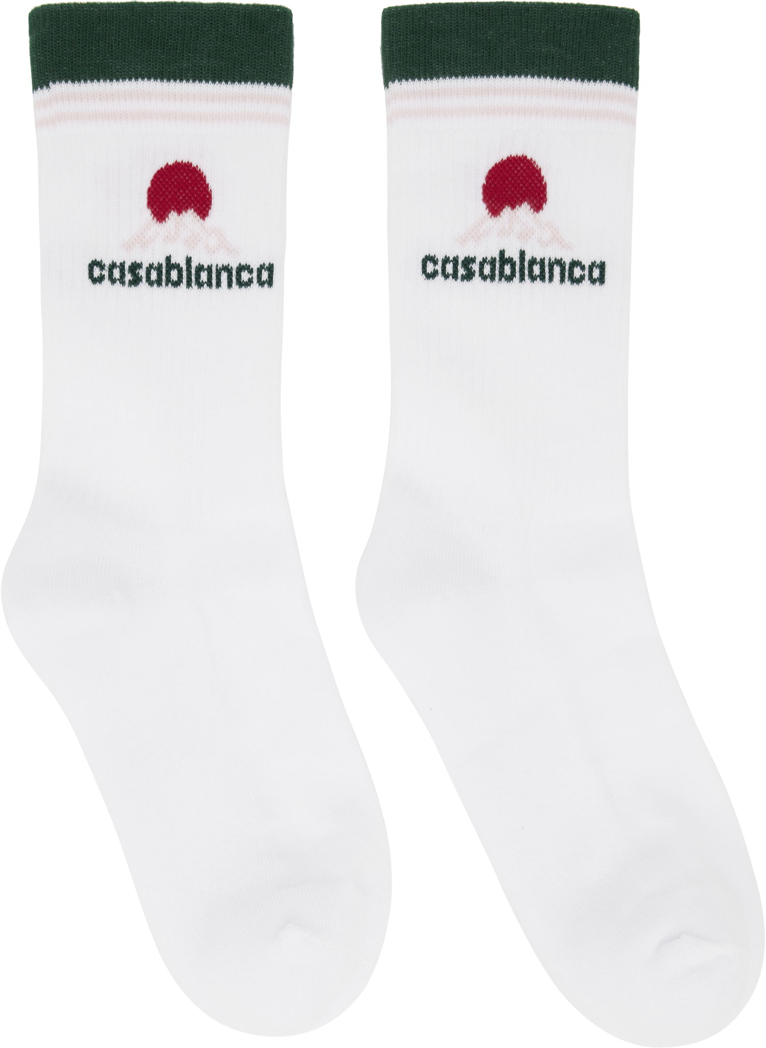 Ponožky Casablanca Casablanca Montagne Socks Biela | APF25-ACC-010-05, 0