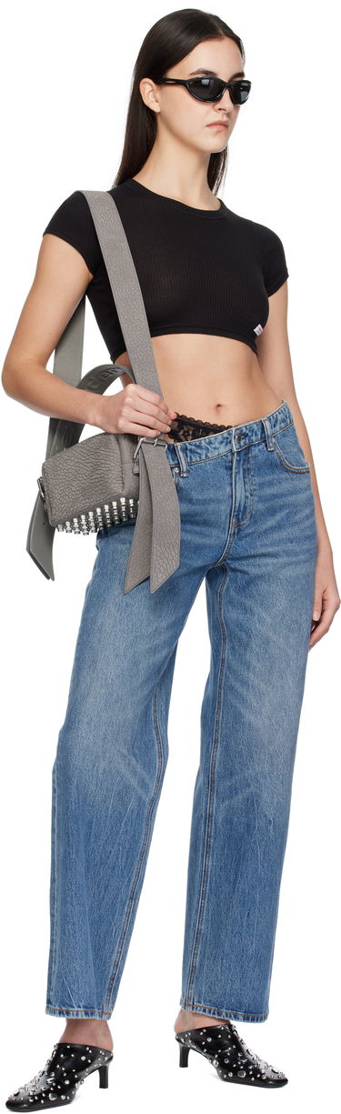 Taška cez rameno Alexander Wang Alexander Wang Ricco Small Bag Šedá | 20125K21L, 3