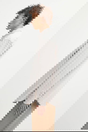 Košeľa Carhartt WIP Cassel Long Sleeve Relaxed Button-Down Collar Shirt Béžová | I035327.35EXX, 1