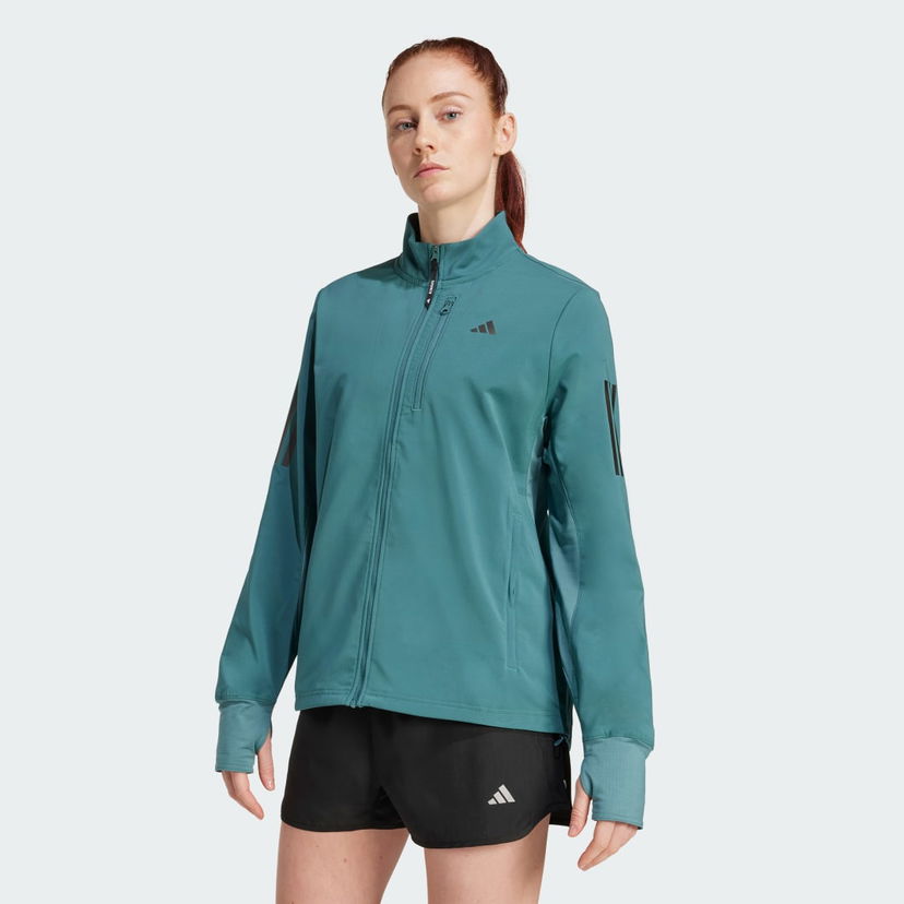 Bunda adidas Performance Own The Run Winterized Jacket Tyrkysová | JW9650