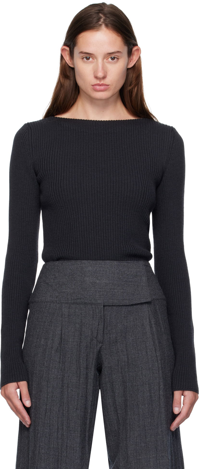 Sveter OUR LEGACY Our Legacy Strict Knit Sweater Navy | W4253SO