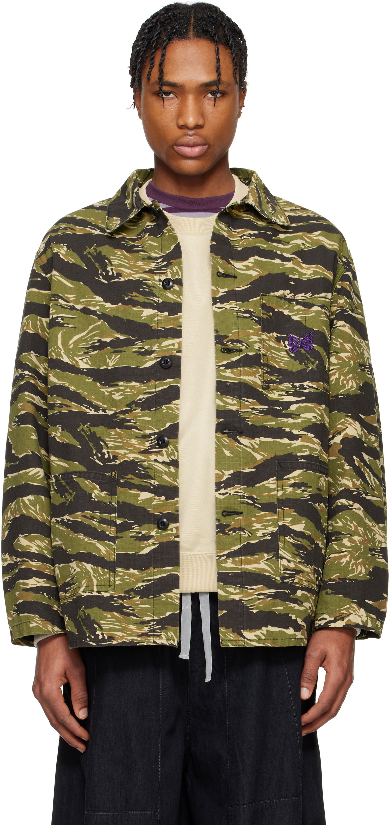 Košeľa Needles Needles D.N. Coverall Jacket Zelené | QV149, 0