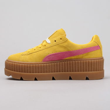 Tenisky a topánky Puma Cleated CreeperSuede Wn's lemon - carmine - vanilla ice Oranžová | 366268 03, 1