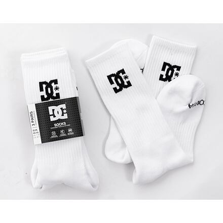 Ponožky DC Spp Crew 3Pack Biela | ADYAA03189-WBB0, 0