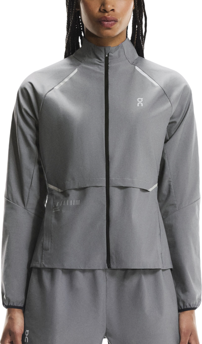 Vetrovka On Running Weather Jacket Lumos Šedá | 1wf30292608