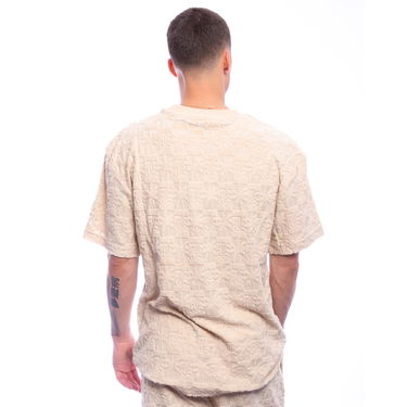 Tričko Karl Kani OG AOP Terry Cloth T-Shirt Size S Béžová | PD00005340, 3